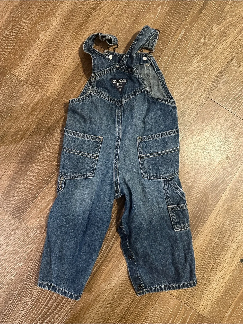 OshKosh B'gosh Medium Blue Denim Kids Overalls